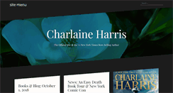 Desktop Screenshot of charlaineharris.com
